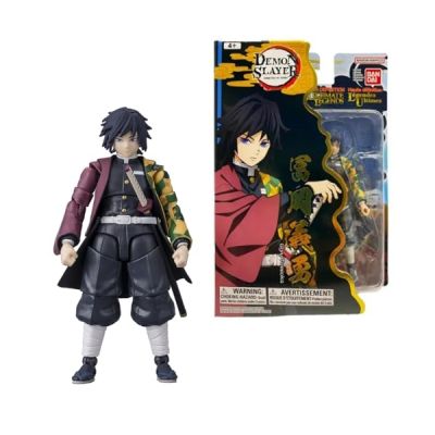 image BANDAI - Ultimate Legends HD - Figurine d'action Demon Slayer 12 cm - Giyu Tomioka - Licence Officielle Demon Slayer - Figurine articulée Giyu - Jouet Enfant 4 Ans et + - VE88968