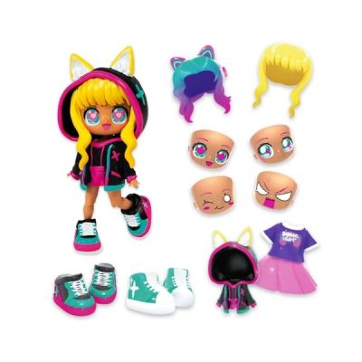 image Poupée Personalisable - BANDAI - Animakii - HEA26350 - CyberPunk et Gameuse