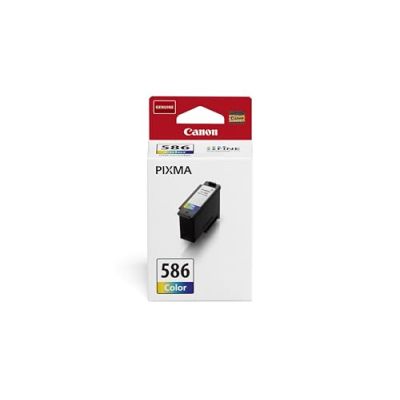 Canon CL-586 Fine Cartucho de Tinta Color Original | 9.9ml Tinta de color auténtica para documentos y fotos - para PIXMA TS3750i, TR4755i, TS7650i, TS7750i, TS6550i y más!