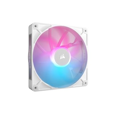 image Corsair iCUE Link RX140 RGB 140mm Ventilateur PWM - Palier à Dôme Magnétique - Ventilateur Simple - Blanc