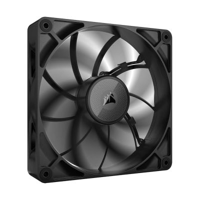 image CORSAIR iCUE Link RX140 Max 140mm PWM Ventilateur Épais – Pression Statique Élevée – Liquid Crystal Polymer – Palier à Dôme Magnétique – Ventilateur Unique – Noir