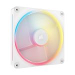 image produit CORSAIR iCUE Link LX140-R RGB 140mm PWM Ventilateur Inversé – Ventilateur Individuel – Faible Bruit, CORSAIR Palier à Dôme Magnétique, Double Boucle Lumineuse, Vis QuikTurn™, Mode Zéro RPM – Blanc