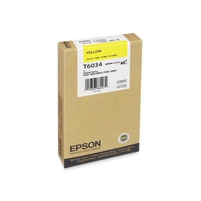Epson T6034 Cartouche d'encre d'origine 1 x jaune