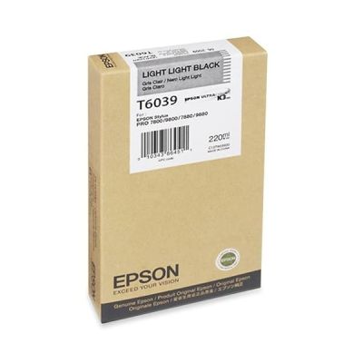 Epson T6039 Cartouche d'encre d'origine 1 x noir clair Amazon Dash Replenishment est prêt