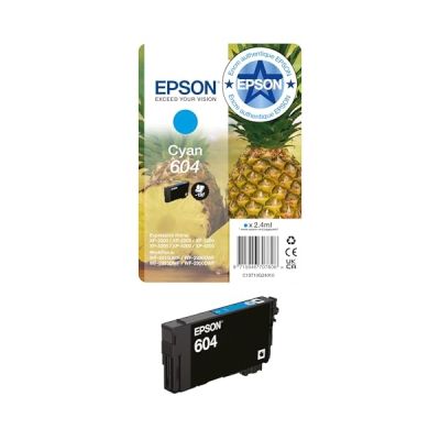 image Epson 604 Pineapple, Genuine Cyan Ink Cartridge