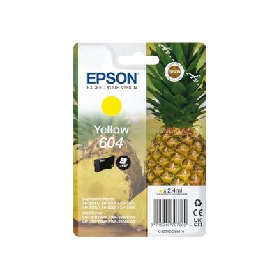 image Epson 604 Pineapple, Genuine Yellow Ink Cartridge