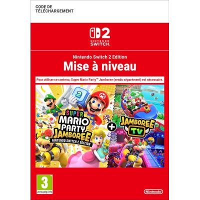 DLC Mise à niveau Nintendo Switch 2 Edition + Jamboree TV pour Super Mario Party Jamboree • Code de téléchargement pour Nintendo S