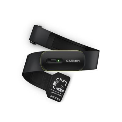 Garmin HRM-600, Moniteur de fréquence Cardiaque Haut de Gamme, VFC, dynamiques de Course, Pas, Calories, Vitesse, Distance, Enregistrement et synchronisation des données sans Montre, Taille M-XL