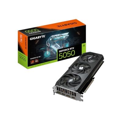 image Gigabyte GeForce RTX 5050 Gaming OC 8G Carte Graphique - 8GB GDDR6, 128bit, PCI-E 5.0, 2632MHz Fréquence du cœur, 2 x DP, 2 x HDMI, NVIDIA DLSS 4, GV-N5050GAMING OC-8GD