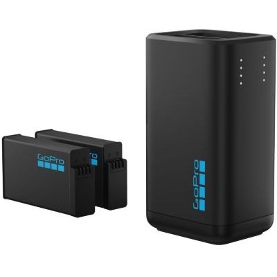 image Chargeur batteries +2 batteries Max2 - GoPro - Charge rapide - Indicateur LED - Compatible USB-C