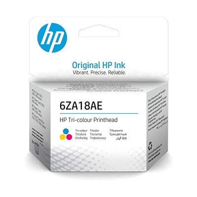 HP Trois couleurs, Tête d'Impression Originale, (6ZA18AE)