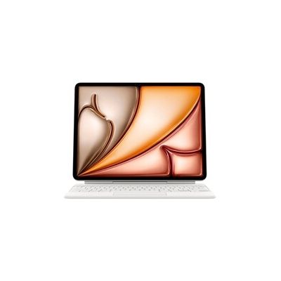 image Apple Étui Magic Keyboard pour iPad Air 13 Pouces (M3), Confort de Frappe Exceptionnel, trackpad intégré, Français - Blanc ​​​​​​​