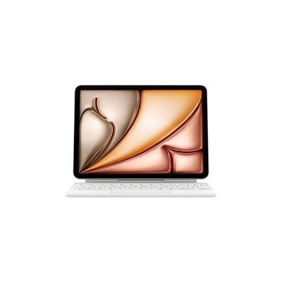 image Apple Étui Magic Keyboard pour iPad Air 13 Pouces (M3), Confort de Frappe Exceptionnel, trackpad intégré, Anglais International - Blanc ​​​​​​​