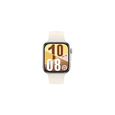 image HUAWEI Montre connectée Watch Fit 4 Bluetooth Gris avec Bracelet en fluoroélastomère Blanc