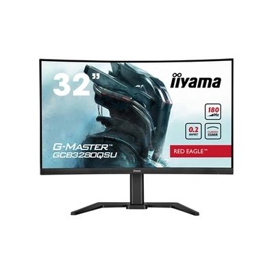 image Ecran PC Gamer Incurvé - IIYAMA - 32 - QHD - 180Hz - Dalle VA - 02ms - Ajustable en hauteur - GCB3280QSU-B2