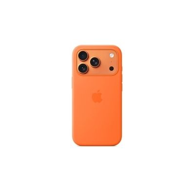 image Apple Coque en Silicone avec MagSafe pour iPhone 17 Pro – Orange ​​​​​​​