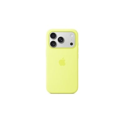 image Apple Coque en Silicone avec MagSafe pour iPhone 17 Pro – Jaune Fluo ​​​​​​​