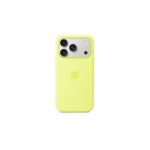 image produit Apple Coque en Silicone avec MagSafe pour iPhone 17 Pro – Jaune Fluo ​​​​​​​ - livrable en France