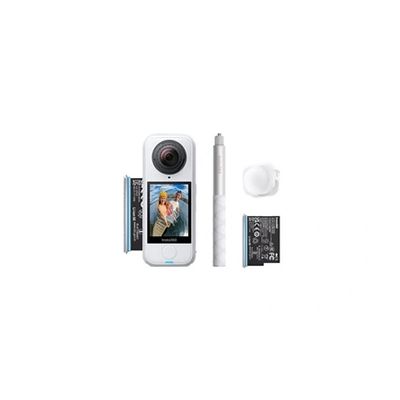 image Caméra sport - INSTA360 - X4 Air Starter Bundle - Vidéo 8K - Ultra-légère 165 g - FlowState - Pare vent intégré - Blanc