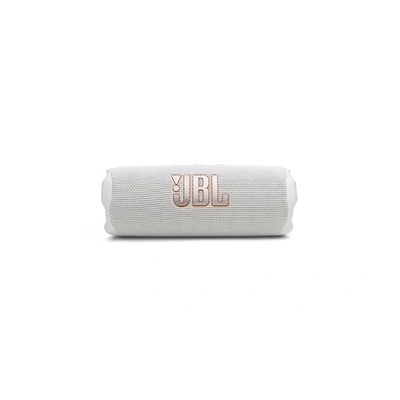 image JBL Flip 7, Enceinte Bluetooth Portable sans Fil, 16 Heures d’autonomie, étanche IP68, résistante à la poussière et aux Chocs, Son JBL Pro avec IA Boost, Connexion Multi-Enceintes Auracast, Blanc