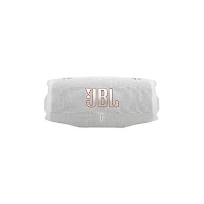 image JBL Charge 6, Enceinte Bluetooth Portable sans Fil, 28 h d’autonomie, étanche IP68, résistante à la poussière et aux Chocs, Son JBL Pro avec IA Sound Boost, Connexion Multi-Enceintes Auracast, Blanc
