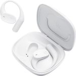 image produit JBL Sense Lite True Wireless écouteurs Ouverts sans Fil, Conception Crochet d'oreille, Conduction aérienne, OpenSound, 32 h d'autonomie, étanches IP54, compatibles Headphones, Blanc