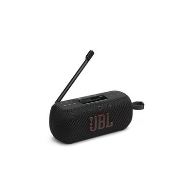 image JBL Tuner 3 Radio Portable Dab/Dab+/FM avec Bluetooth, 6 préréglages, 15 h d'autonomie, étanchéité IP68, Connexion Multi-Enceintes Auracast, Compatible avec l'application JBL Portable, Noire