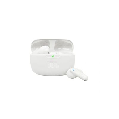 image JBL Wave Beam 2, Écouteurs sans Fil Bluetooth, réduction de Bruit, 40 Heures d'autonomie, Son JBL Pure Bass, Technologie Smart Ambient et Connexion multipoint, Conception Intra sur Tige, Blanc