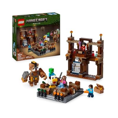 LEGO Minecraft Le Ring du Manoir des Bois - Jouet de Construction Interactif - Minifigurines d'un Bébé Zombie, Steve, Garrett & Henry - Set Inspiré du Film pour Gamer, Garçon ou Fille dès 10 ans 21272