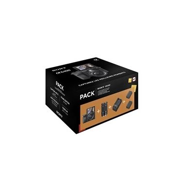 Pack A6400 + FE 16-50 mm + FE 55-210 mm + chargeur externe + 2ème batterie