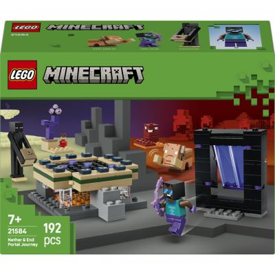 LEGO Minecraft Voyage à Travers Les Portails du Nether et de l’Ender 21584