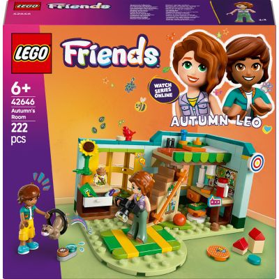 LEGO Friends Autumn’s Room Set, Creative Role-Play Toy for 6 Plus Year Old Girls, Fun Playset with 2 Characters, Nature, Animals and Dolls' House Accessories 42646