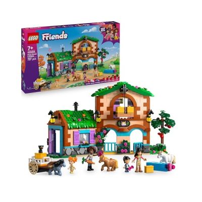 LEGO Friends Le Ranch et Les Écuries des Poneys - Jouet de Construction avec Figurines de Chevaux, 4 Mini-Poupées & 1 Chat - Accessoires Amusants - Cadeau Original pour Fille dès 7 Ans 42654