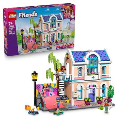 LEGO Friends La Maison de Famille de Liann 42687 | Jouet pour fille dès 7 ans, 4 mini-poupées, set miniature, figurines d’Axolotl et Gecko, cadeau d’anniversaire, 946 pièces