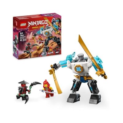 LEGO Ninjago La Super Armure Robot de Zane - Jeu de rôle avec 3 minifigurines - Jouet Ninja à Construire - Inclut Un Robot avec Bras, Jambes et Mains Mobiles - Cadeau pour garçon dès 6 Ans 71827