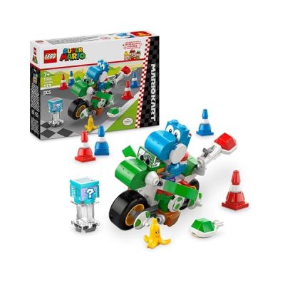image LEGO Super Mario : Mario Kart – Yoshimoto - Jouet de Construction et Cadeau pour Enfants - Set de Collection pour garçons, Filles et passionnés de Jeu vidéo dès 7 Ans 72031