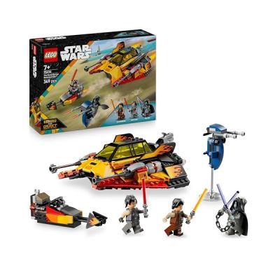 image LEGO Star Wars : Reconstruire la Galaxie 75414 Le Snowspeeder en Flammes - Jouet de Construction - 3 Minifigurines avec Sabres Laser & Speeder Bike - Cadeau pour Garçon dès 7 Ans & Fans de la Série