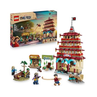 image LEGO One Piece La Bataille d’Arlong Park - Jouet Interactif avec 5 Minifigurines Dont Luffy & Nami - Pagode Qui s'Effondre - Cadeau Anime pour Garçon, Fille ou Fan dès 9 Ans 75638
