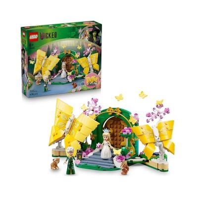 image LEGO Wicked Le Mariage de Glinda - Jouet de Construction avec 2 Mini-Poupées & 2 Figurines de Papillons - Fleurs & Accessoires - Cadeau pour Fille dès 8 Ans & Fans du Film 75688