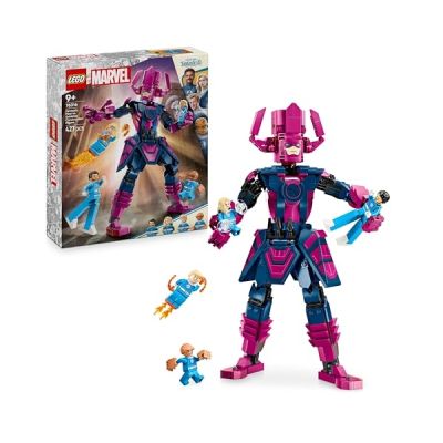 LEGO Marvel Les Quatre Fantastiques Contre la Figurine de Galactus 76316 | Jouet pour garçon ou fille dès 9 ans, Femme invisible, Mr Fantastique, la Chose et la Torche humaine, idée cadeau, 427 pièces