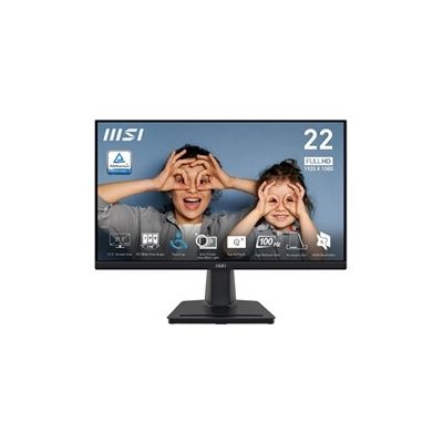 image MSI Pro MP225 Écran bureautique 21'' Full HD- Dalle IPS 1920 x 1080, 100 Hz, Respectueux des Yeux, Réglable en Inclinaison - HDMI, VGA