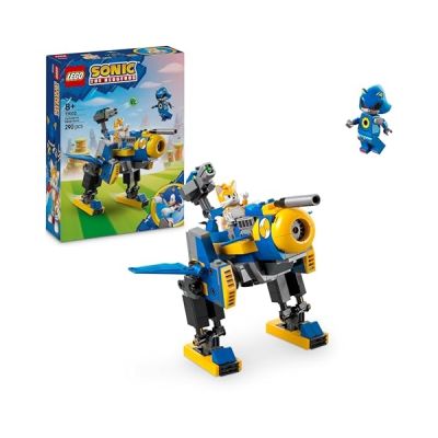 LEGO Sonic The Hedgehog Cyclone Contre Metal Sonic - Jeu de Construction avec Jouet Robot Collector et 2 Personnages du Jeu vidéo Dont Tails - Idée Cadeau pour garçons, Filles et Fans dès 8 Ans 77002