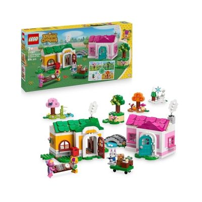 LEGO Animal Crossing Les Maisons Créatives : au Gré des Saisons - Jouet 2-en-1 - Minifigurines de Miro, Rosanne & Pierrot - 2 Maquettes de Maison - Cadeau Fille, Garçon, Fans de Jeux Vidéo 7 ans 77057
