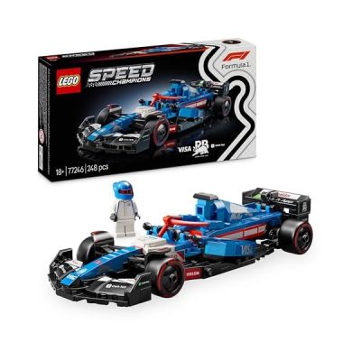 image LEGO Speed Champions Voiture F1 Visa Cash App RB VCARB 01 - Maquette à Construire d'un véhicule de Formule 1 - Minifigurine Collector de Pilote de Course - Idée de Cadeau pour Adulte 77246
