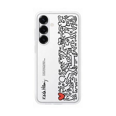 image Samsung FlipSuit Coque pour Galaxy S25+, Keith Haring avec Technologie NFC Incluse, White