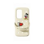 image produit Samsung Crocs Coque en Silicone Galaxy S25 Ultra, 2 Charms Jibbitz Originaux Inclus, Beige