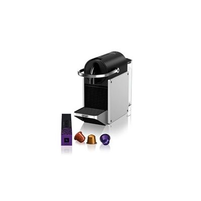 image De'Longhi Nespresso De'Longhi Pixie EN127.S, Machine à Café Avec Système Capsules Nespresso, Mode ECO, Espresso et Café Lungo, Design Compact, Pression 19 Bar, 1260W, Silver