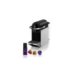 image produit De'Longhi Nespresso De'Longhi Pixie EN127.S, Machine à Café Avec Système Capsules Nespresso, Mode ECO, Espresso et Café Lungo, Design Compact, Pression 19 Bar, 1260W, Silver