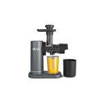 image produit Ninja Extracteur de jus à pression à froid, carafe 700 ml et récupérateur de pulpe 1,1 l, pour des jus, boissons et shots sains, compact, lavable au lave-vaisselle, pièces amovibles, Gris JC151EU - livrable en France