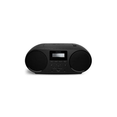 image Philips TAZ6000 Lecteur de CD/Radio FM Tout-en-Un avec Dab+, Bluetooth 5.4, USB, Batterie/Alimentation CA, Amplification Dynamique des Basses (Dynamic Bass), matériaux recyclés et Prise Casque 3,5 mm